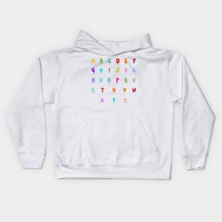 Alphabet Drips Kids Hoodie